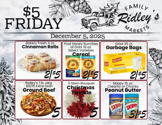 Ridley's Family Markets weekly ad (valid until 8-12)