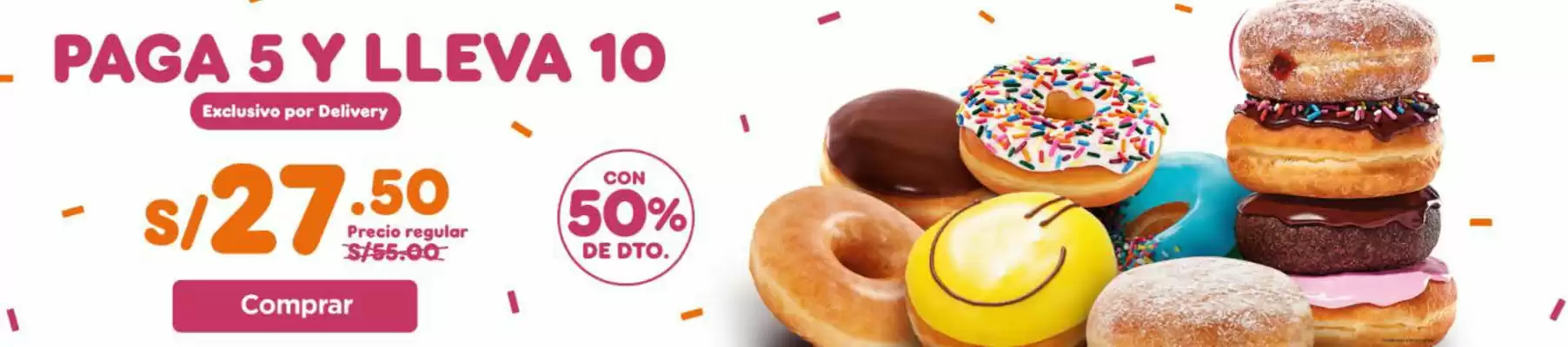 Catálogo Dunkin Donuts (válido hasta 21-12)