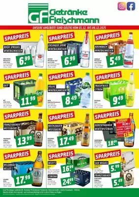 Getränke Fleischmann Prospekt (gültig bis 6-12)