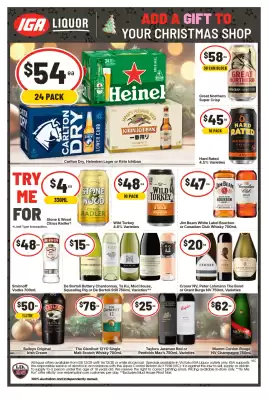 IGA Liquor catalogue (valid until 16-12)