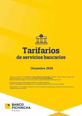 Catálogo Banco del Pichincha (válido hasta 31-12)