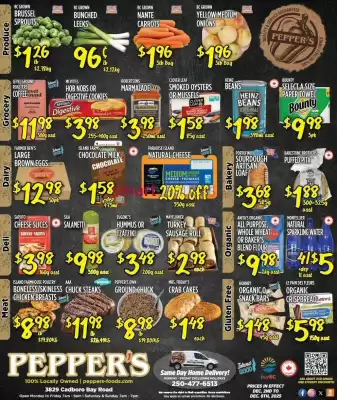 Pepper's Foods flyer (valid until 10-12)