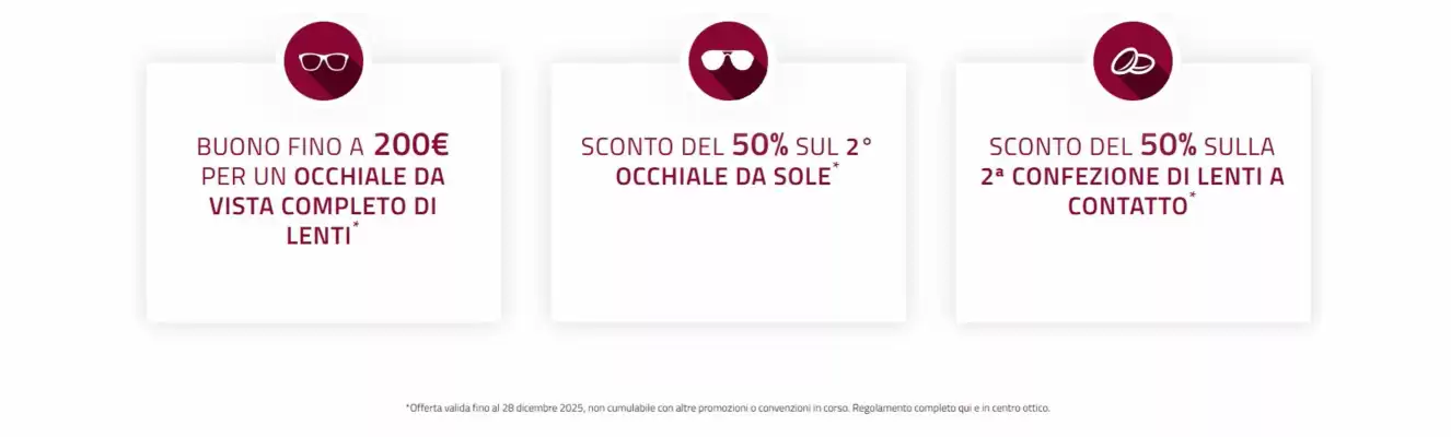 Volantino Spaccio Occhiali Vision (valido fino al 28-12)