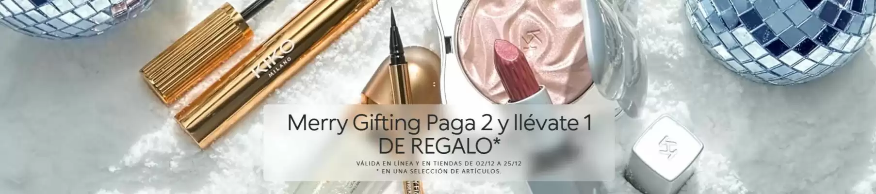 Folleto KIKO MILANO (válido hasta el 25-12)