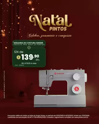 Magazine Lojas Pintos (válido até 15-12)