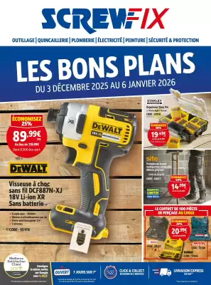 Catalogue Screwfix (valable jusqu'au 6-01)