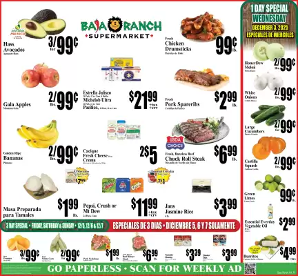 Baja Ranch weekly ad (valid until 9-12)