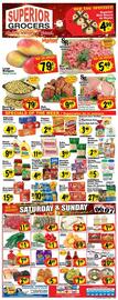 Superior Grocers weekly ad week 49 Page 1