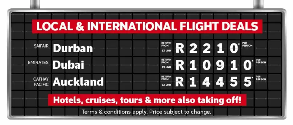 Flight Centre catalogue (valid until 31-12)