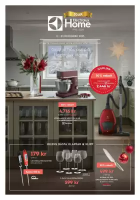 Electrolux Home reklamblad (giltig till och med 23-12)