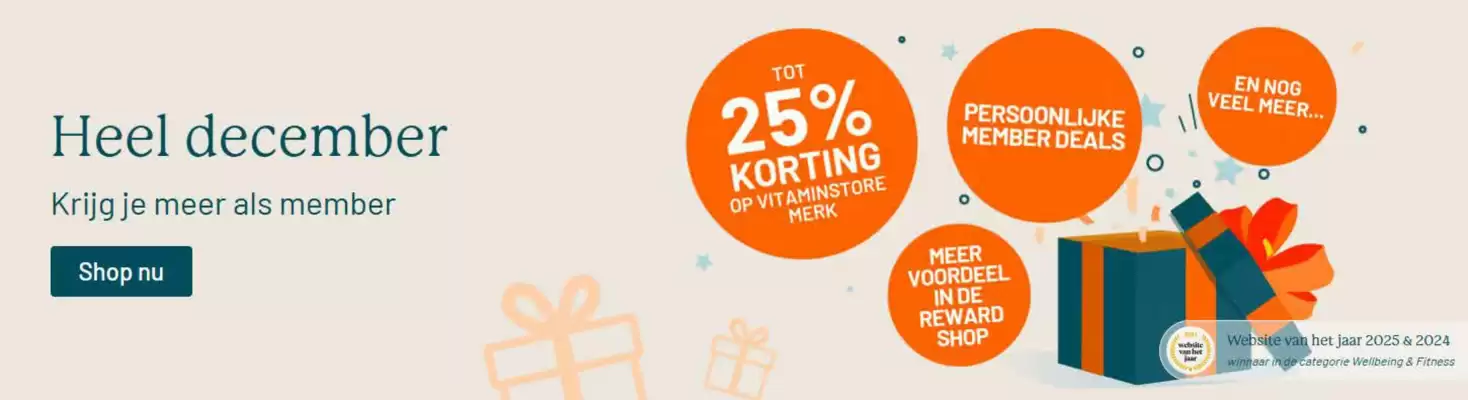 Vitaminstore folder (geldig t/m 31-12)