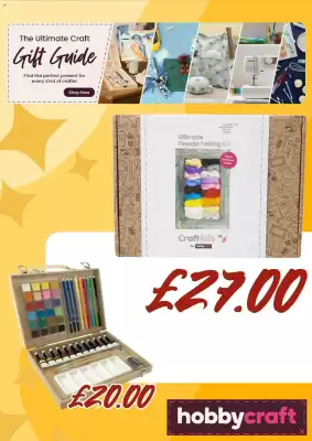 Hobbycraft catalogue (valid until 4-01)