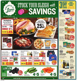 Lowes Foods weekly ad week 49 Page 1