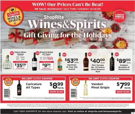 ShopRite flyer (valid until 16-12)