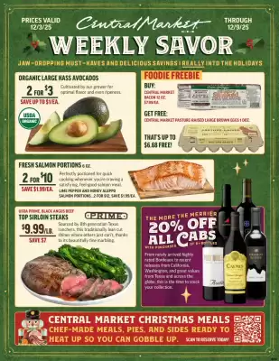 Central Market weekly ad (valid until 9-12)