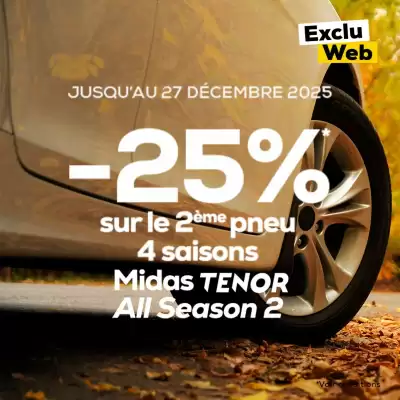 Catalogue Midas (valable jusqu'au 27-12)