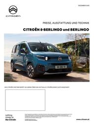 Citroen Flugblatt | ё-Berlingo und Berlingo Seite 1