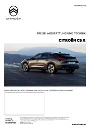 Citroen Flugblatt | C5 X Seite 1