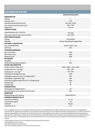 Citroen Flugblatt | C5 X Seite 6