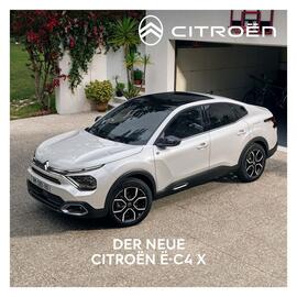 Citroen Flugblatt | ё-C4 X Seite 1