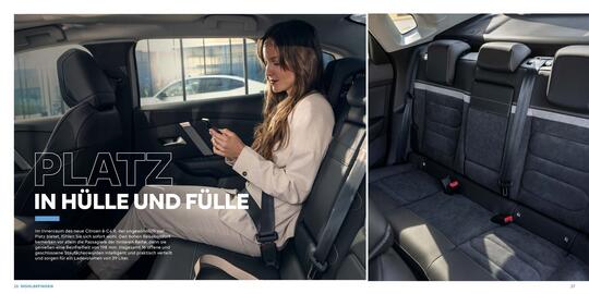 Citroen Flugblatt | ё-C4 X Seite 14
