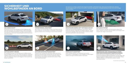 Citroen Flugblatt | ё-C4 X Seite 25