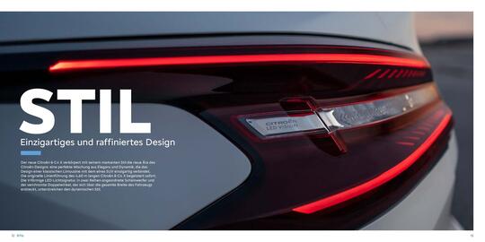 Citroen Flugblatt | ё-C4 X Seite 7