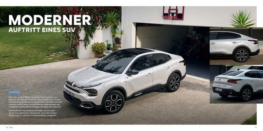 Citroen Flugblatt | ё-C4 X Seite 9