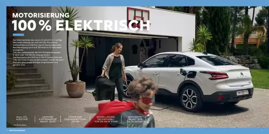 Citroen Flugblatt | ё-C4 X Seite 6