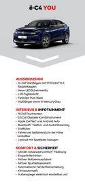Citroen Flugblatt | ё-С4 & C4 Seite 12