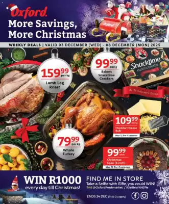 Oxford Freshmarket catalogue (valid until 8-12)