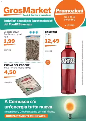 Volantino GrosMarket (valido fino al 16-12)
