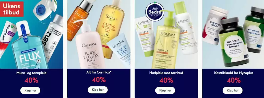 Boots Apotek kundeavis (gyldig til 9-12)