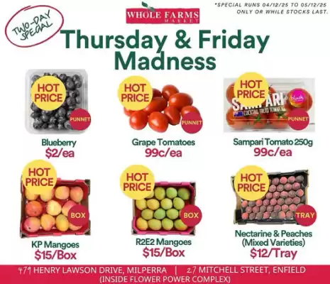 WHOLEFARMS catalogue (valid until 5-12)