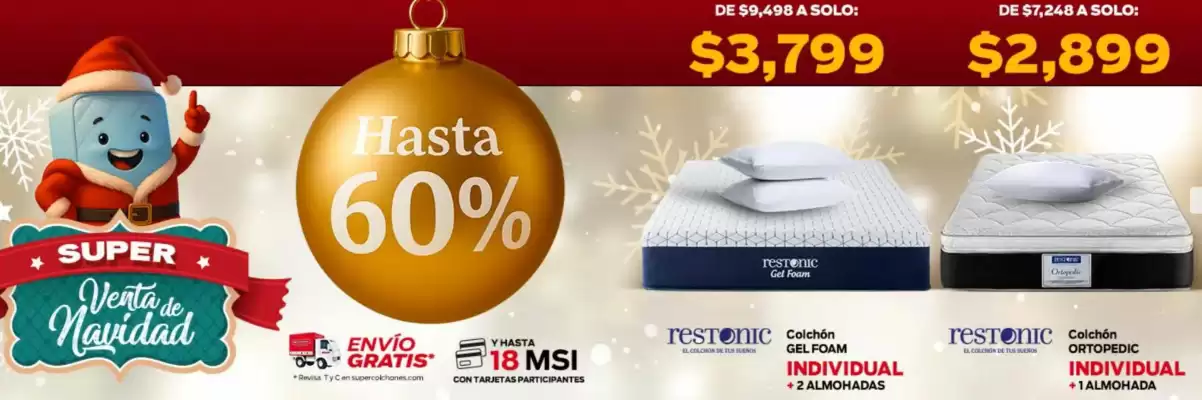 Catálogo Super Colchones (válido hasta 31-12)