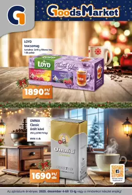 Goods Market akciós újság (érvényes eddig: 13-12)