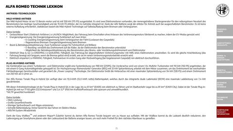 Alfa Romeo Flugblatt | Tonale Seite 25