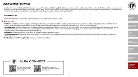 Alfa Romeo Flugblatt | Tonale Seite 27