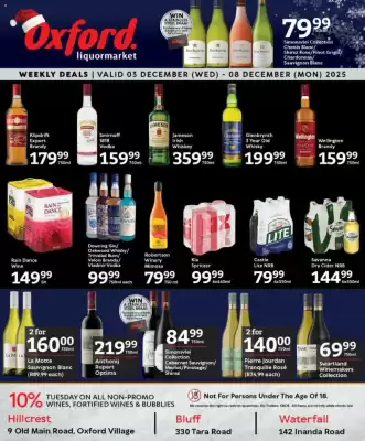 Oxford Freshmarket catalogue (valid until 8-12)