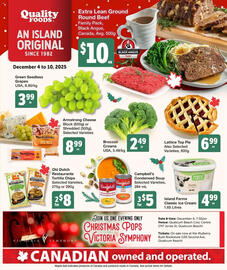 Quality Foods flyer week 49 Page 1