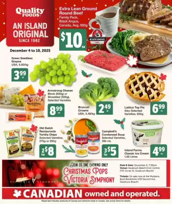 Quality Foods flyer (valid until 10-12)