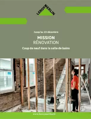 Catalogue Leroy Merlin (valable jusqu'au 23-12)
