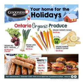 Goodness Me flyer week 49 Page 1