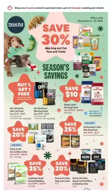 Total Pet flyer (valid until 10-12)
