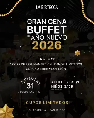 Catálogo La Bistecca (válido hasta 31-12)