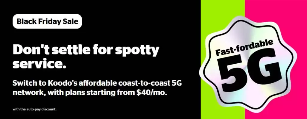 Koodo flyer (valid until 10-12)