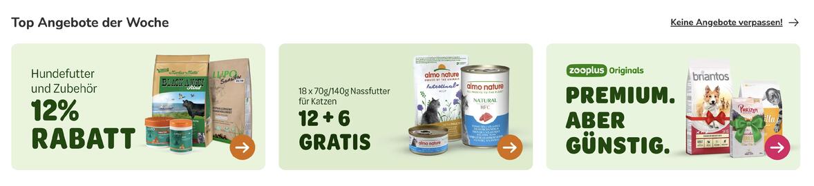 Zooplus Flugblatt woche 49 Seite 1