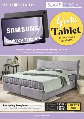 Woonsquare Slaapfolder (geldig t/m 13-12)