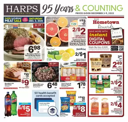 Harp's Market weekly ad (valid until 9-12)