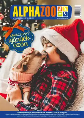 Alpha Zoo akciós újság (érvényes eddig: 24-12)